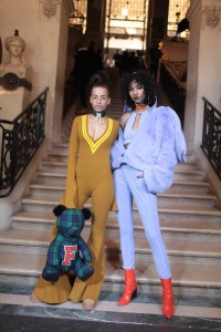 Backstage at Fenty Puma by Rihanna RTW Fall 2017