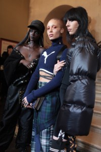 Backstage at Fenty Puma by Rihanna RTW Fall 2017