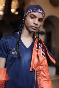 Backstage at Fenty Puma by Rihanna RTW Fall 2017
