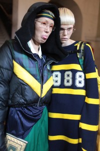 Backstage at Fenty Puma by Rihanna RTW Fall 2017