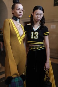 Backstage at Fenty Puma by Rihanna RTW Fall 2017