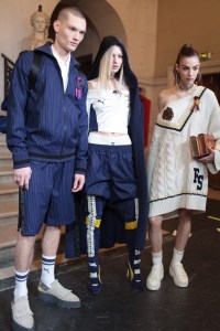 Backstage at Fenty Puma by Rihanna RTW Fall 2017