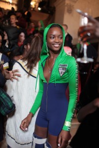 Backstage at Fenty Puma by Rihanna RTW Fall 2017