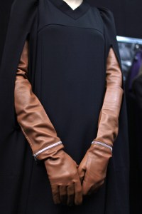Backstage at Lutz Huelle RTW Fall 2017