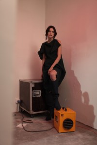 Backstage at Lutz Huelle RTW Fall 2017