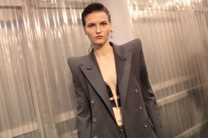 Backstage at Mugler RTW Fall 2017