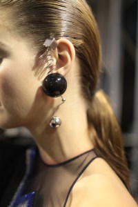 Backstage at Mugler RTW Fall 2017