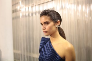Backstage at Mugler RTW Fall 2017