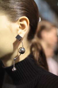 Backstage at Mugler RTW Fall 2017