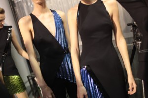 Backstage at Mugler RTW Fall 2017