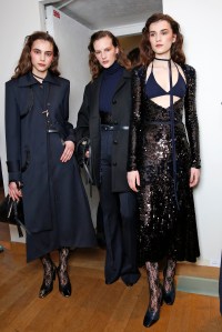 Backstage at Nina Ricci RTW Fall 2017
