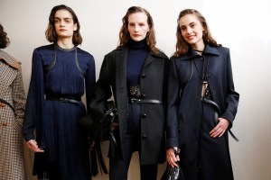 Backstage at Nina Ricci RTW Fall 2017