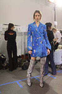Backstage at Off White RTW Fall 2017