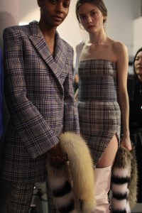 Backstage at Off White RTW Fall 2017