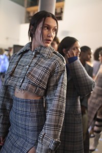 Backstage at Off White RTW Fall 2017