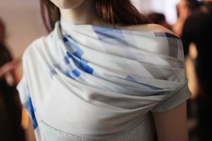 Backstage at Paco Rabanne RTW Fall 2017