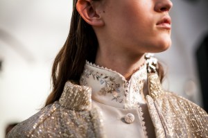 Backstage at Shiatzy Chen RTW Fall 2017
