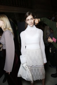 Backstage at Stella McCartney RTW Fall 2017