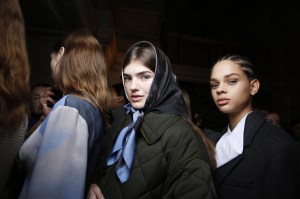 Backstage at Stella McCartney RTW Fall 2017