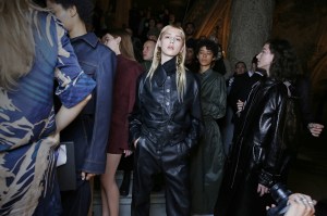 Backstage at Stella McCartney RTW Fall 2017