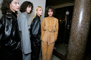 Backstage at Stella McCartney RTW Fall 2017