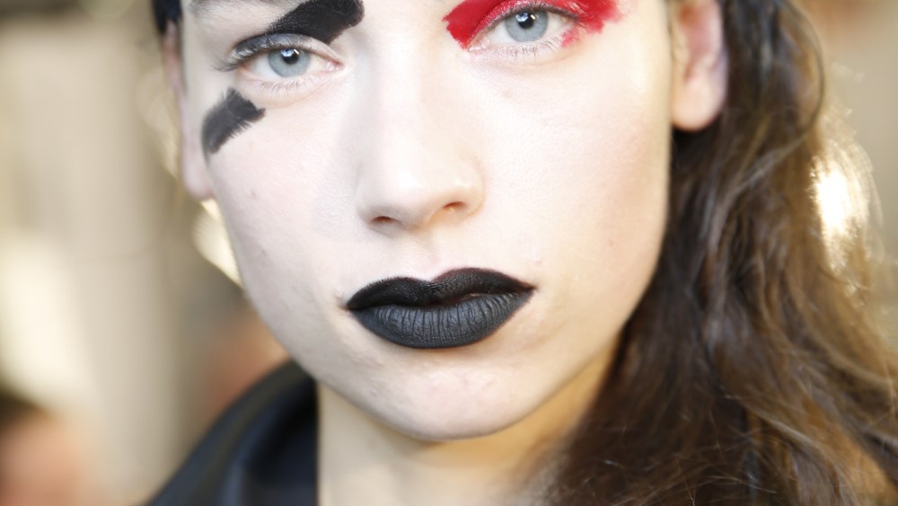 Backstage at Yohji Yamamoto RTW Fall 2017