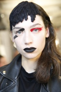 Backstage at Yohji Yamamoto RTW Fall 2017