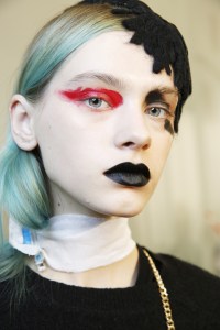 Backstage at Yohji Yamamoto RTW Fall 2017