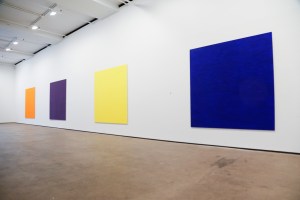 Callum Innes' show at the Sean Kelly Gallery.