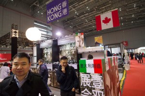 The China International Fashion Fair in Shanghai .