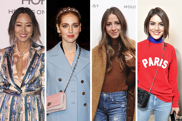 Aimee Song, Chiara Ferragni, Arielle Charnas and Camila Coelho.