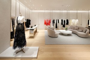 Inside the Dior boutique at Saks.