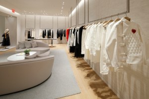 Inside the Dior boutique at Saks.