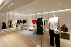 Inside the Dior boutique at Saks.