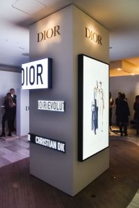 Atmosphere at the new Dior boutique at Saks Fifth Avenue and the arrival of Maria Grazia Chiuri's debut Spring-Summer 2017 Collection.