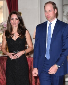 28 Days UK OutMandatory Credit: Photo by REX/Shutterstock (8523329b)Catherine Duchess of Cambridge and Prince WilliamPrince William and Catherine Duchess of Cambridge visit to Paris, France - 17 Mar 2017The Duke and Duchess of Cambridge attend a reception to mark the launch of "Les Voisins" hosted by the British Ambassador at the British Embassy