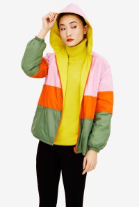 A look from Sybilla's capsule collection in collaboration with Ecoalf.