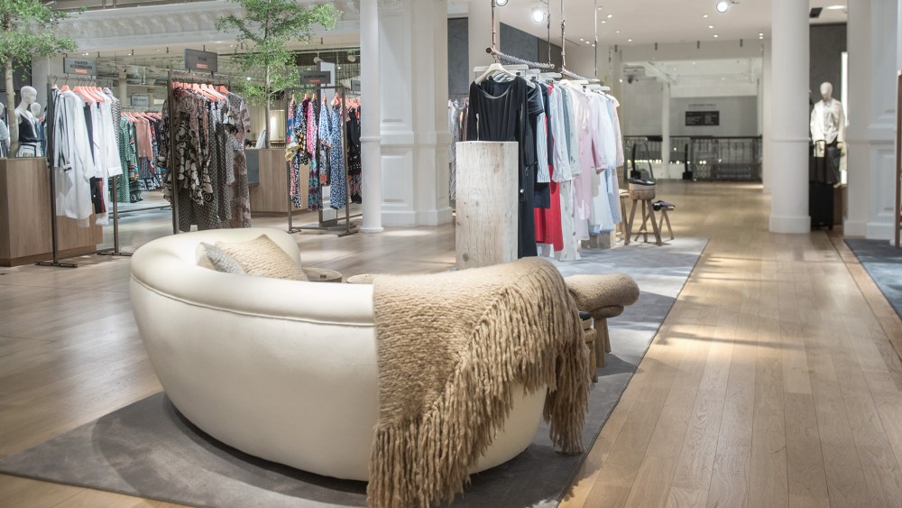 Gabriela Hearst pop up store at Le Bon Marché