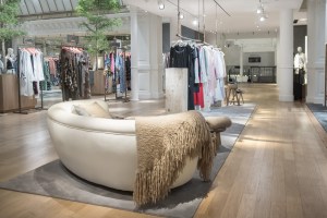 Gabriela Hearst pop up store at Le Bon Marché