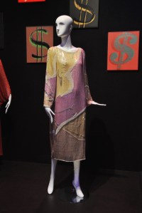 A Halston Original beaded dress from the designer’s last collection in 1984