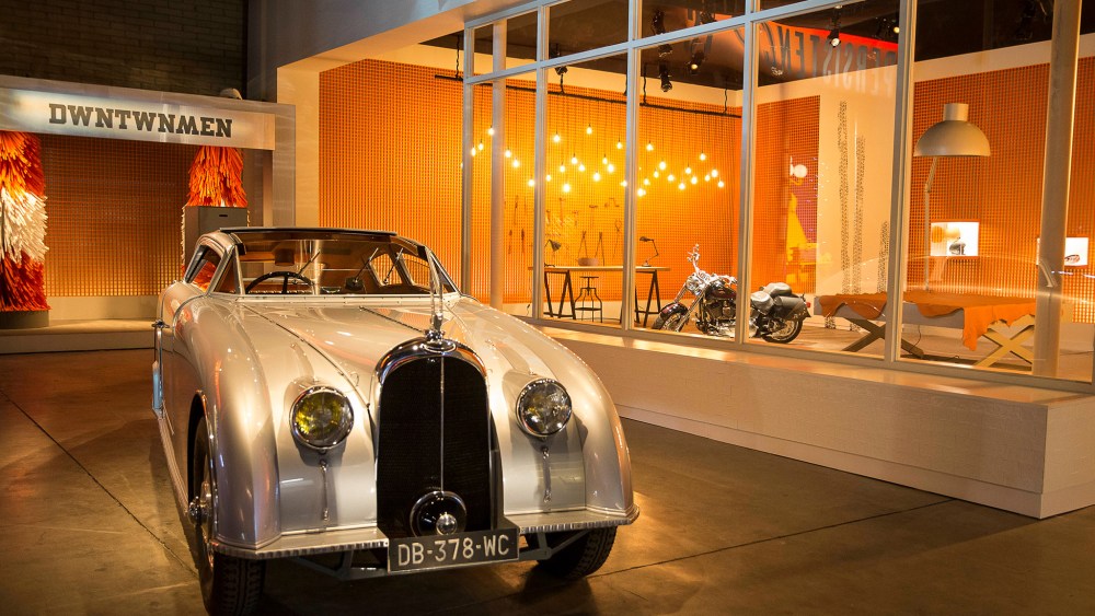 The Hermes DWNTWNMEN exhibit.