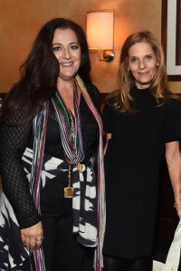 Angela Missoni and Sandra Brant