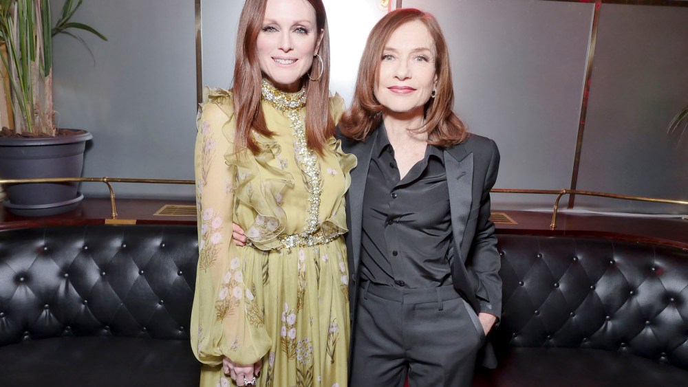 Julianne Moore and Isabelle Huppert