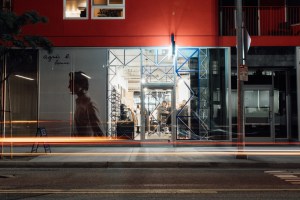 Agnès B. at the Wittmore store in downtown Los Angeles