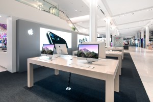The Apple store at Macy's Herald Square in Manhattan.