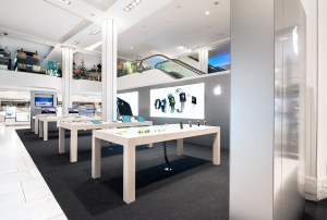 The Apple store at Macy's Herald Square in Manhattan.