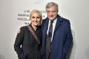 Maria Grazia Chiuri and Sidney Toledano
