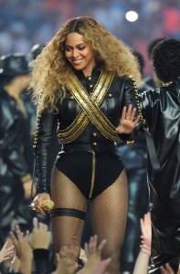 Beyonce at Super Bowl 50 in 2016.