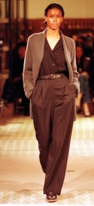 A look from Hermès designed by Martin Margiela, 1998