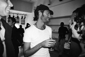 Martin Margiela in New York in 1994, during the unveiling of his fall collection at Charivari 57